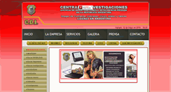 Desktop Screenshot of centraldeinvestigaciones.com